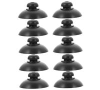 HoveeLuty 10Pcs Aquarium Suction Cups, 1 Inch Black Fish Tank Suction Cups, Non-Slip Rubber Cup for Fish Tank Aeration Setup, Airline Tubing, and Pump