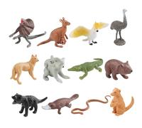 HoveeLuty 12Pcs Animal Figures for Toddlers Realistic Cognitive Animal Toys Simulation Australian Figures Desktop Decoration Eduactional Toy for Children Boys Gifts Toy Animals