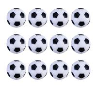 HoveeLuty 12Pcs Foosball Table Balls 1.3 Inch ABS Mini Foosball Ball Replacement for Table Football Games Foose Ball Balls Foosballs