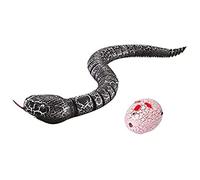 HoveeLuty 16" Realistic RC Rechargeable Remote Control Snake Toy for Birthday Party Gift Play, Halloween Remote Control Snakes Realistic Snake