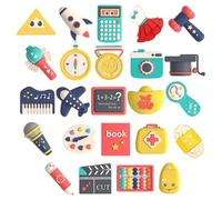 HoveeLuty 24Pcs Doljabi Set Safe Zhuazhou Set Items Birthday Presents Cartoon 1st Birthday Traditional Doljanchi Baby Toys Korean Ceremony, Girl Korean Decorations Party Games Baby Present