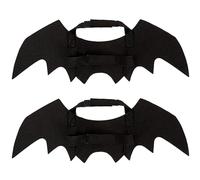 HoveeLuty 2Pcs Cat Bat Wing, Adjustable Felt Bat Wing for Cat, Cute Halloween Pet Costume Dress Up Accessories Costume Small Dog Halloween Costumes