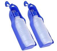 HoveeLuty 2Pcs Dog Water Bottle 8.45 OZ Portable Dog Water Bottle Foldable Bottles for Walking Dispenser for Puppy Small Dogs Pets Pet Travel Pet Portable