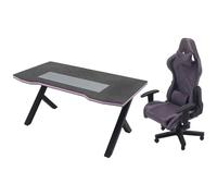 HoveeLuty 2Pcs Dollhouse Furniture 1:12 Scale Miniature Gaming Desk and Chair for Dollhouse Scene Model Decorations Accessories Desk Miniatures