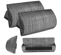 HoveeLuty 2PCS Recliner Pillows, Grey, 14x2x6 Inch, Foam Fill, Soft, Plain, Rectangular, Indoor Use, Lounging in Recliner Chair