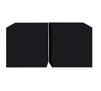 HoveeLuty 2Pcs Water Trough Purifier Cube 4x4x4in Strong Filtration Activated Carbon Aquarium Carbon Reusable Livestock Water Tank with Honeycomb Structure for 39.37in Fish Tank