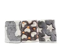 HoveeLuty 3PCS Dog Blankets, 24x16 Inch Cute Print Pet Blanket, Soft Warm Fluffy Fleece Sleeping Mat for Small Dogs Cats Puppy Blanket Cat Flannel