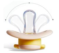 HoveeLuty 3Pcs Dog Pacifier Silicone Detachable Interactive Chew Toy Pacifier with Cover & Dual Breathable Holes 3 Patterns Heat-Resistant Easy to Clean Puppy Toy Puppy Chew Toys For Teething