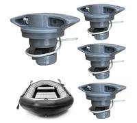 HoveeLuty 4Pcs Paddle Board Valve Replacements, 2x2 Leakproof Inflatable Boat Air Valve with Rope for Inflatable Boat Raft Kayak Plugs Kayak Plugs Plug Air