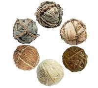 HoveeLuty 6Pcs Rabbit Chew Balls Funny Rabbit Ball for Teeth Grinding, Gnawing, Biting Multi-Purpose Small Animal Toys for Bunny, Guinea Pig, Chinchilla Ball Chinchilla Bunny Chew Toys