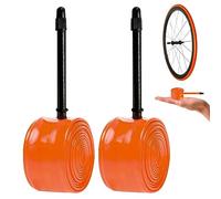 HoveeLuty 700c Inner Tube for 700x18-32c Bike Inner Tubes Road Bike Inner Tube Tpu Material Lightweight Puncture Resistant Bicycle Inner Tube for Unisex Adult Road Cycling 85mm 2PCS