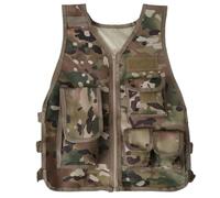 HoveeLuty Army Costume for Boys 600D Camouflage Breathable Kids Tactical Vest with Packages and Adjustable Panels Boys Vest for Games or Training Large Kids Tactical Swat Costume for
