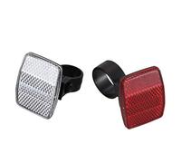 HoveeLuty Bike Reflectors Bicycle Cycling Light Reflector Rear Front for Handlebar Saddle Bar 30.4MM 2PCS bike front reflector bicycle reflectors set cycling rear lightbike