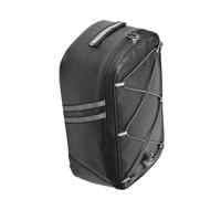 HoveeLuty Bike Trunk Bag PU Waterproof Reflective Bicycle Luggage Carrier Storage with Rain Cover Bicycle Rear Bag Cycle Luggage Carrier Bag Cycling Trunk Bag Bike Trunk Bag