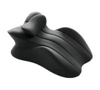 HoveeLuty Butt Pillow, Memory Foam Ergonomic Prone Pillow with Body-Hugging Curve, Comfortable for Long Sitting or Play, Black Wedge Couples Prone