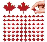 HoveeLuty Canada Pin, 100PCS Maple Leaf Canada Souvenir Lapel Pin, Metal Red Enamel Canada Flag Pins, Mini Brooch Pin Jewelry for Men Women Gifts Canada Flag Flag Pins Canada Souvenir