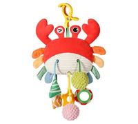 HoveeLuty Car Seat Toys, Baby Plush Spiral Hanging Toys for Stroller Crib Bar Bassinet Car Seat Mobile with Music Box - Crab shape baby 0-6 months for babies 0-6 months girl toy