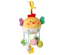 HoveeLuty Car Seat Toys, Baby Plush Spiral Hanging Toys for Stroller Crib Bar Bassinet Car Seat Mobile with Music Box - Chicken shape baby 0-6 months for babies 0-6 months girl toy