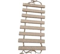 HoveeLuty Cat Ladder 20x10 Inch Hanging Wooden Cat Bridge Wrapped with Linen Rope Scratch Resistant Cat Ladder for Indoor Cats Cat Supplies Cat Scratching Post Katzenleiter Cat Climbing