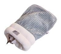 HoveeLuty Cat Sleeping Bag, Warm Cat Bed with Cover, Soft Cozy Dog Sleeping Bag, Pet Cave Bed for Autumn and Winter, 17.7x21.3 Inch Blanket Hideaway Cave Nest