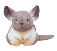 HoveeLuty Chinchilla Stuffed Animal, 9.8 Inch Cute Chinchilla Plush, Soft Comfortable Plush Stuffed Animals for Children Kids Baby Toys Gifts Pillows Animal Pillow