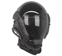 HoveeLuty Cyber Punk Mask Cyber Punk Helmet with Included Mask Futuristic Gothic Cosplay for Adults Halloween Party Coolplay Gifts