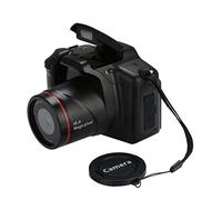 HoveeLuty Digital Camera Slr 1080p Video Camcorder Handheld Digital Camera 16X Zoom with 2.4Inch Screen for Photograph Vlogging Black