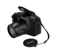 HoveeLuty Digital Camera Slr 1080p Video Camcorder Handheld Digital Camera 16X Zoom with 2.4Inch Screen for Photograph Vlogging Black