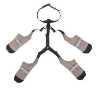 HoveeLuty Dog Boots & Paw ProtectorsWaterproof Dog Shoes Anti-Slip Shoes Reflective Boots & Paw Protectors with Adjustable Straps Booties for Hot Pavement, Hiking, Rainy and Snowy Days, M