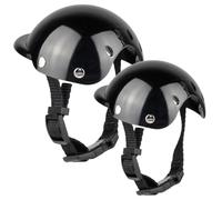 HoveeLuty Dog Helmet Cute Dome-shaped Cat Helmet Breathable Padded Dog Hard Hat with Adjustable Chin Strap Windproof Sun & Crack Resistant ABS Pet Motorcycle, S Cat Motorcycle