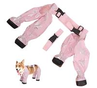 HoveeLuty Dog Suspender Boots Cute Waterproof Dog Shoes Winter Breathable Boots with Adjustable Buckle Strap Outdoor Walking Suspender for Dogs, XL Shoes for Winter