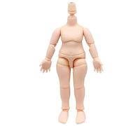 HoveeLuty Doll Body, 4.1 Inch 1/12 Scale Action Figure Body Replacement Doll Accessories with Movable Joint, Normal White Blank Dolls Toys Blank Action Figures