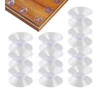 HoveeLuty Double Sided Suction Cup 10Pcs 1.18 Inch Diameter Window Sucker Suction Pads without Hooks Glass Table Top Spacer for Mirror, Glass Table