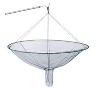 HoveeLuty Drop Net Dia. 39in Foldable Portable Pier Fishing Net with Dual Line Structure Knottable Fish Release Opening Sturdy Heavy-Duty Bridge for Shrimp, Crab Drop Bridge for Fishing