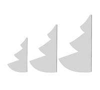 HoveeLuty Fabric Christmas Tree Sewing Template 3PCS 8/12/15 Inch Xmas Tree Sewing Pattern Template DIY Templates Christmas Craft Supplies for Xmas Decor Patterns & Templates