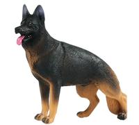 HoveeLuty Farm Animal Figurines, Realistic German Shepherd Figurine Fairy Garden Accessories, Dog Figurines for Science Project, Birthday Cake Topper for Kids German Shepherd Stuffed Animal Dog