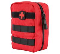 HoveeLuty First Aid Bag, Empty Small First Aid Pouch with 2 Way Zippers Utility Pouch for Outdoor Activities Medical Supplies 8x6x3in Medical Medicine Small Bag