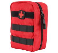 HoveeLuty First Aid Bag, Empty Small First Aid Pouch with 2 Way Zippers Utility Pouch for Outdoor Activities Medical Supplies 8x6x3in Medical