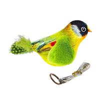 HoveeLuty Flapping Bird Cat Toy with Catnip Realistic Chirping Bird Cat Toy for Bored Indoor Cats Touch Activated Interactive for All Breeds Kicker Catnip Toys for Cats