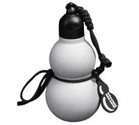 HoveeLuty Gourd Water Bottle, 580ml/20oz Stainless Steel Water Bottles with Strap & Straw Leak-Proof Flasks for Liquor Men Women, White Gourds Canteen Bottle Drinking Gourd