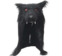 HoveeLuty Halloween Wolf Mask Realistic Scary Werewolf Mask Skin Friendly Latex Gothic Elastic Halloween for Costume Carnival Dress up Party Wolf Cosplay