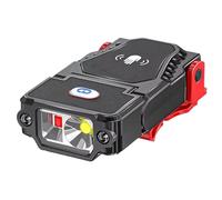 HoveeLuty Hat Clip Light, 90° Adjustable Hat Lights Clip On, 5 Modes Waterproof Cap Light, Intelligent Induction Rechargeable Headlamp for Running, Camping, Hunting, Cycling, Emergency Flashlight