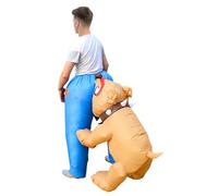HoveeLuty Inflatable Halloween Costumes Funny Dog Inflatable Suit Biting by a Dog Blowup Costumes for Adults Halloween Themed Parties Costume Costume