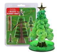 HoveeLuty Mini Christmas Tree Magical DIY Crystal Growing Kit Educational Novelty Crystal Christmas Tree for Boys Girls Gifts Growing Kit