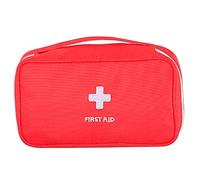 HoveeLuty Mini First Aid Kit Bag Empty Travel Pills Organizer Storage Box for Outdoor Camping Emergency Red empety Emergency Bag First aid Supplies Pill Small Survival kitfirst