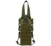 HoveeLuty Molle Water Bottle Pouch for Backpack, Adjustable Molle Water Bottle Holder, Hydration Carrier for Travel Fishing Hunting Hiking Outdoor, Army Green Pouch