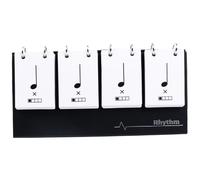 HoveeLuty Music Flash Cards, Music Theory Rhythm Flash Cards Note Training Card Education Improve Sightreading & Musical Terminalogy for Kids Beginner Students, White Piano