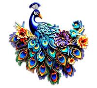 HoveeLuty Peacock Decor, Metal Peacock Wall Decor, Creative Peacock Wall Art, Realistic Iron Bird Wall Art for Outdoor Garden Fence Wall Decorations Bird Wall Art Peacock Wall Art Peacock Wall Decor