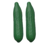HoveeLuty Pickle Stress Toy, 2 Pack Pickle Stress Toy, Slow Rebound Squeeze Toys, Realistic Silicone Anxiety Fidget Cucumber, Green