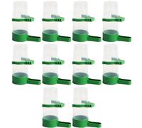 HoveeLuty Pigeon Waterer 10Pcs Automatic Bird Water Feeder Shatter Resistant Plastic Bird Water Dispenser for Parrot Pigeon Quail Lovebirds Drinking Bottle Feeder Waterer